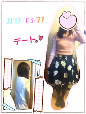 「TITTY&CO.（ティティーアンドコー）のアイテム（モッズコート）」を使った、えっちゃんさん（レディース・151cm）の春コーディネート