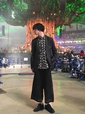 「HEIHEI（ヘイヘイ）のアイテム（パンツ）」を使った、hidoide さん（メンズ・171cm）の冬コーディネート