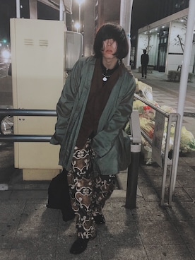 「ミリタリーアウター」｜hidoide さん（メンズ・171cm）の春コーディネート