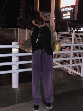 「Onitsuka Tiger × ANDREA POMPILIO（オニツカタイガーアンドレアポンピリオ）のアイテム（シューズ）」を使った、hidoide さん（メンズ・171cm）の秋コーディネート