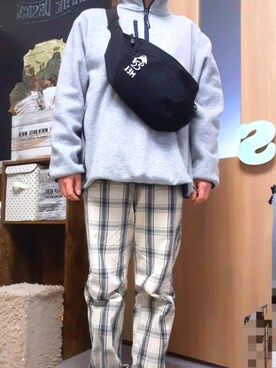 「AIGLE（エーグル）のアイテム（ジャケット/アウター）」を使った、ojyaさん（レディース・153cm）の冬コーディネート