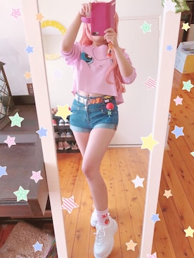 「pokemon」｜るなさん（レディース・155cm）の春コーディネート