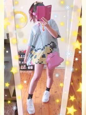 「pokemon」｜るなさん（レディース・155cm）の春コーディネート