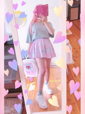 「pokemon」｜るなさん（レディース・155cm）の夏コーディネート