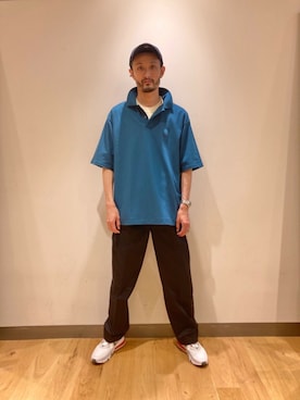 「URBAN RESEARCH（アーバンリサーチ）のアイテム（キャップ）」を使った、URBAN RESEARCH Storeさん（メンズ・182cm）の夏コーディネート