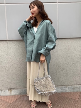 「KBF+（ケービーエフプラス）のアイテム」を使った、URBAN RESEARCH Storeさん（レディース・152cm）の夏コーディネート