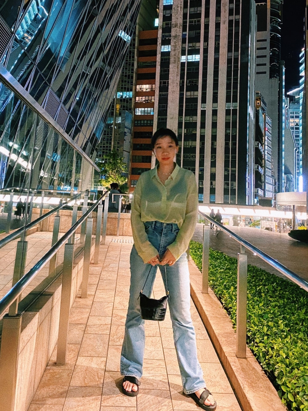 「Calvin Kleinのアイテム（ブラジャー、ブラック系）」を使った、hoyeekongさん（レディース・157cm）の夏コーディネートの1枚目の写真