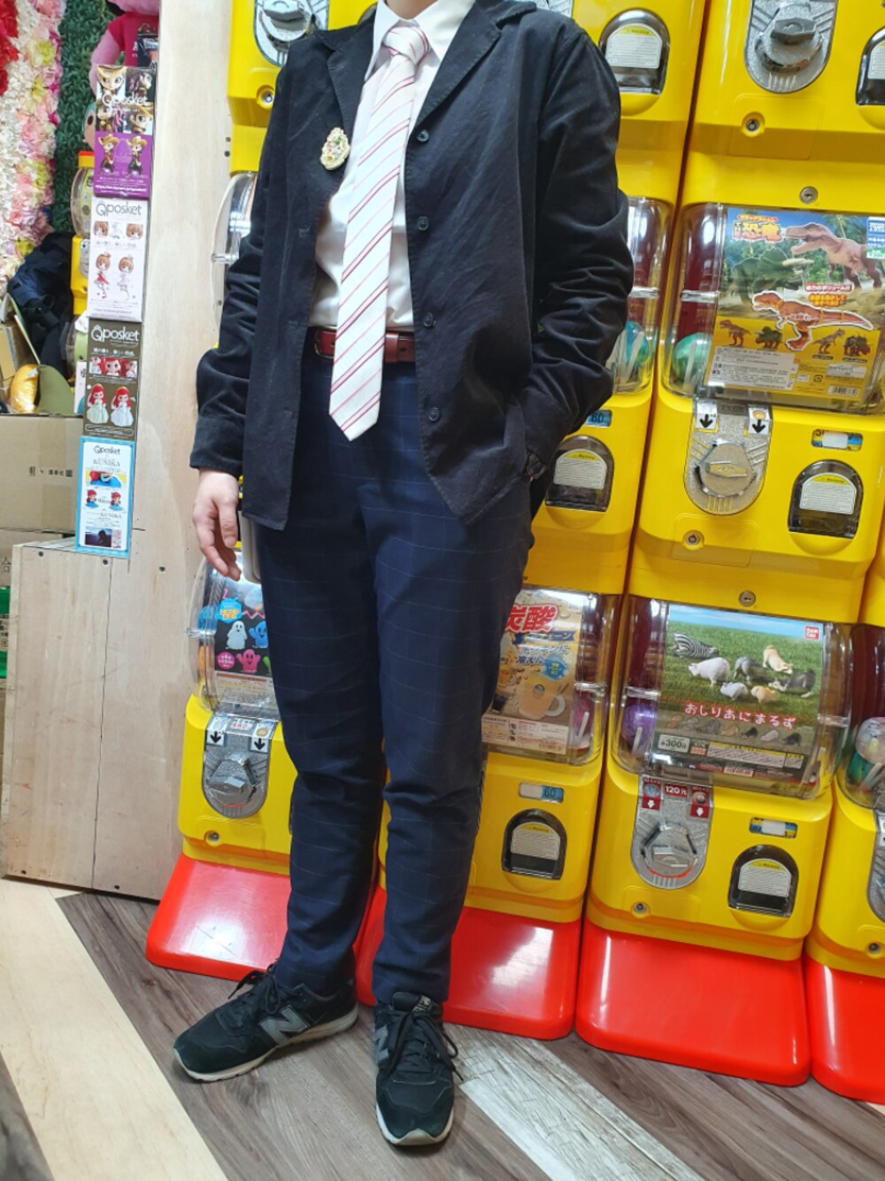 「休閒、襯衫」｜「UNIQLOのアイテム（スーツパンツ、ブルー系）」を使った、ひさき⊿さん（メンズ・150cm）の夏コーディネートの1枚目の写真