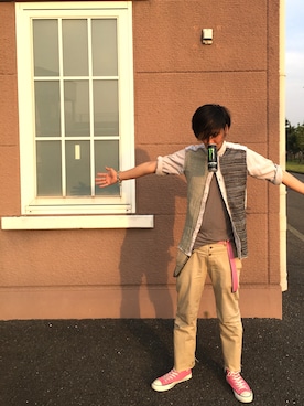 「懐かしい」｜Kazutoshi  Mukainoさん（メンズ・177cm）の春コーディネート