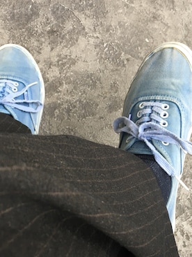 「Basis Broek Belgium（バージスブルック）のアイテム（スラックス）」を使った、Kazutoshi  Mukainoさん（メンズ・177cm）の秋コーディネート