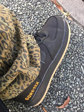 「NIKE（ナイキ）のアイテム（スニーカー、ブラック系）」を使った、Kazutoshi  Mukainoさん（メンズ・177cm）の秋コーディネート