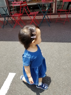 「1歳3ヶ月」｜「アイテム（ワンピース/ドレス）」を使った、ao9_sa3さん（キッズ・110cm）の夏コーディネート