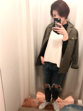 mikittyさん（レディース・159cm）の春コーディネート