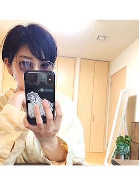 「TODAYFUL（トゥデイフル）のアイテム（シャツワンピース）」を使った、mikittyさん（レディース・160cm）の春コーディネート