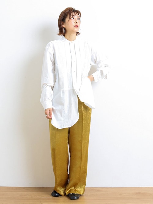 TODAYFUL - タックドレスシャツ　タグ付き新品 セール】タックドレスシャツ（シャツ/ブラウス）｜TODAYFUL