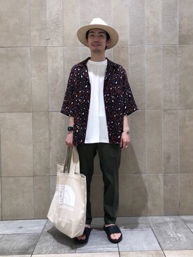 ラフィアハット のメンズ人気ファッションコーディネート Wear