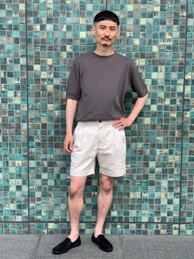 「ベーシック/トラッド」｜DAIGO HAGIWARAさん（メンズ・173cm）の夏コーディネート