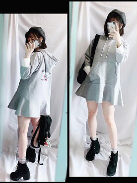 「アイテム（ピアス（両耳用））」を使った、咲さん（レディース・160cm・20代）の冬コーディネート