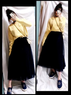 咲さん（レディース・160cm）の冬コーディネート