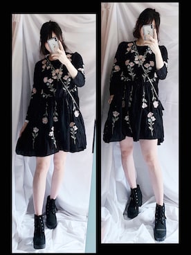 咲さん(レディース・160cm)の冬コーディネート