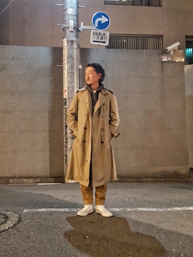「トレンチスカート」｜t頭さん（メンズ・171cm）の秋コーディネート
