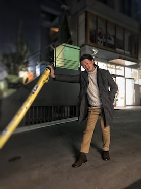 「g-stage（ジーステージ）のアイテム（トップス）」を使った、t頭さん（メンズ・171cm）の秋コーディネート