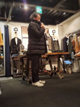 「samas（サマス）のアイテム」を使った、t頭さん（メンズ・171cm）の秋コーディネート