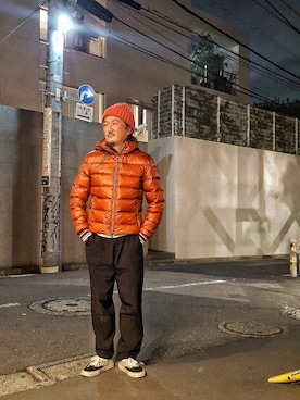 「samas（サマス）のアイテム」を使った、t頭さん（メンズ・171cm）の秋コーディネート