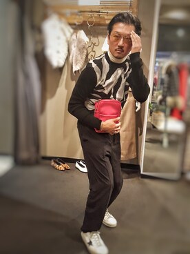 「ennerre（エネーレ）のアイテム」を使った、t頭さん（メンズ・171cm）の冬コーディネート