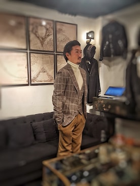 t頭さん（メンズ・171cm）の冬コーディネート