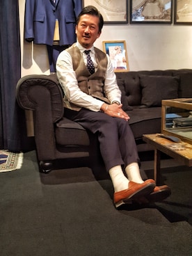 t頭さん（メンズ・171cm）の春コーディネート