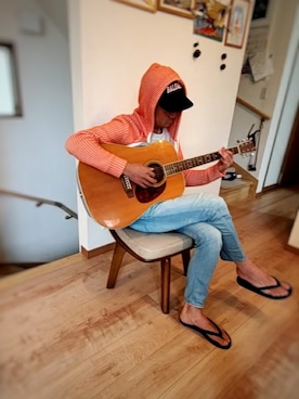 「CPH（シーピーエイチ）のアイテム（キャップ）」を使った、t頭さん（メンズ・171cm）の春コーディネート