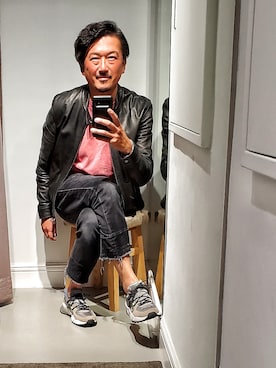 「エンメティ」｜t頭さん（メンズ・171cm）の秋コーディネート