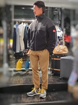 「アイテム（ブルゾン）」を使った、t頭さん（メンズ・171cm・40代）の秋コーディネート