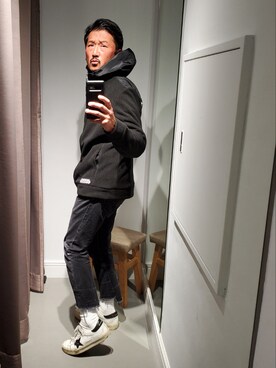 「アイテム（ブルゾン）」を使った、t頭さん（メンズ・171cm・40代）の秋コーディネート