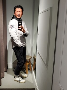 「アイテム（ブルゾン）」を使った、t頭さん（メンズ・171cm・40代）の秋コーディネート