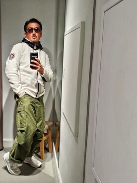 「アイテム（ブルゾン）」を使った、t頭さん（メンズ・171cm・40代）の秋コーディネート