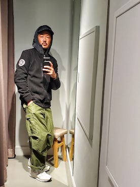 「アイテム（ブルゾン）」を使った、t頭さん（メンズ・171cm・40代）の秋コーディネート