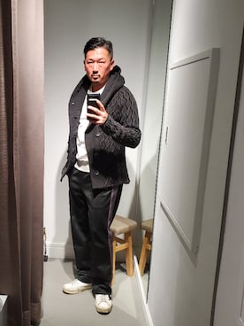 「ARMURE（アルミュール）のアイテム」を使った、t頭さん（メンズ・171cm）の冬コーディネート