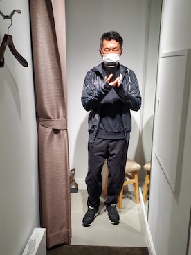 「1piu1uguale3 RELAX（ウノピュウノウグァーレトレリラックス）のアイテム（パーカー）」を使った、t頭さん（メンズ・171cm）の夏コーディネート