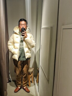 「muta（ムータ）のアイテム（ブルゾン）」を使った、t頭さん（メンズ・171cm）の冬コーディネート