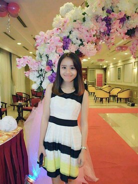 「Le Annのアイテム（ワンピース、その他）」を使った、N.O.Tさん（レディース・161cm）の夏コーディネート