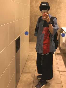 「ETHOSENS（エトセンス）のアイテム（ベルト）」を使った、KiWAMI86さん（メンズ・165cm）の春コーディネート
