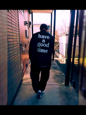 「Have a good time（ハバグッタイム）のアイテム（ジャケット/アウター）」を使った、victorさん（メンズ・173cm）の冬コーディネート