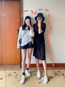 女仙黄小さんのコーディネート