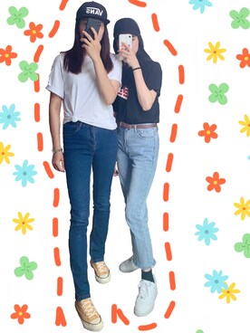 女仙黄小さんのコーディネート