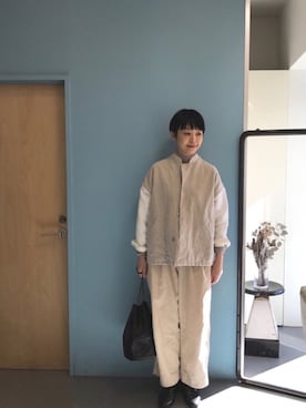 「STANDARD SUPPLY（スタンダードサプライ）のアイテム」を使った、masumiさん（レディース・158cm）の秋コーディネート