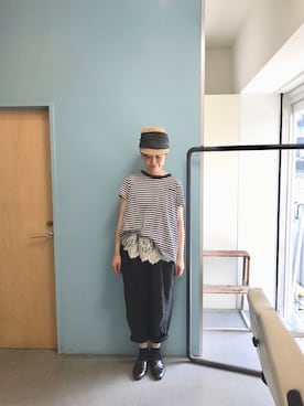 「Pollin（ポーリン）のアイテム」を使った、masumiさん（レディース・158cm）の夏コーディネート