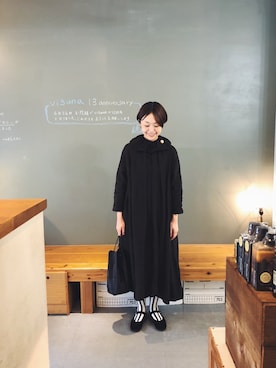 「ARTS & CRAFTS（アーツアンドクラフト）のアイテム」を使った、masumiさん（レディース・158cm）の秋コーディネート