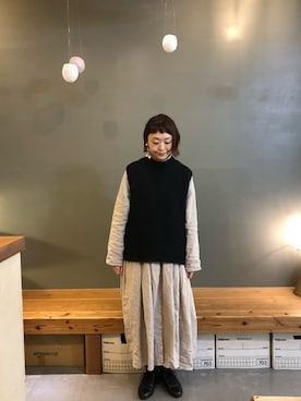 「prit（プリット）のアイテム」を使った、masumiさん（レディース・158cm）の冬コーディネート